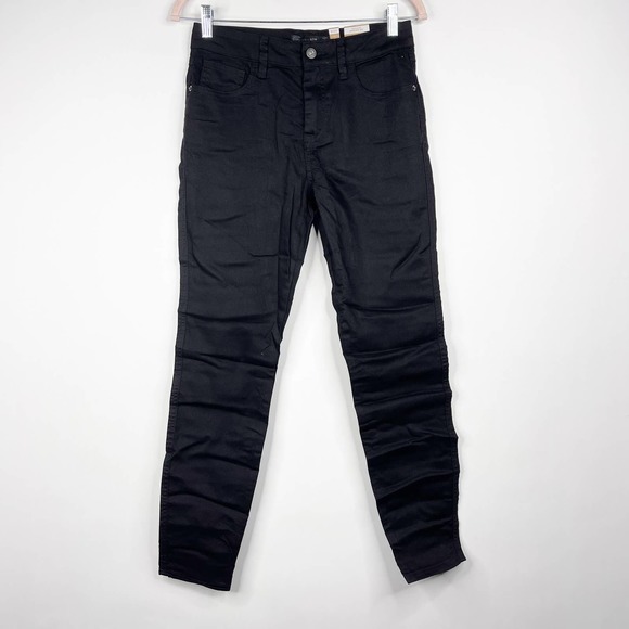 NWT prAna Oday Jean Regular Inseam in Black Out 6 High Rise Skinny #7418 - Picture 2 of 16